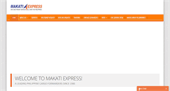 Desktop Screenshot of makati-express.com